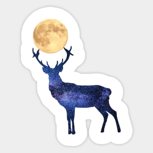 Cosmic Stag Sticker